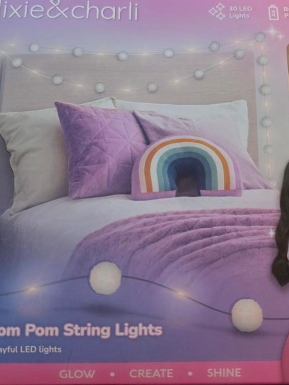 LED Pom Pom String Lights